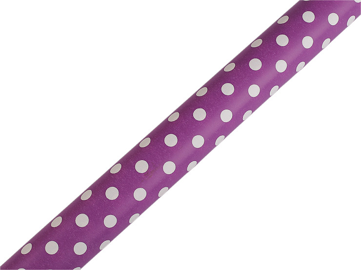 Papier do pakowania 0,7x2 m kropki