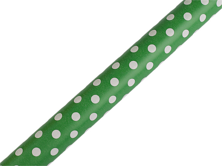Papier do pakowania 0,7x2 m kropki