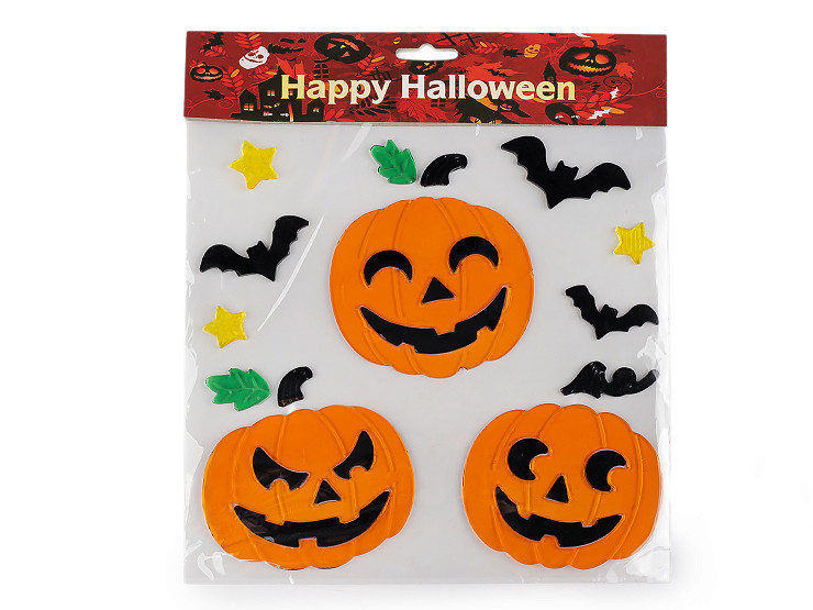 Pegatinas de gel, Halloween/bruja 