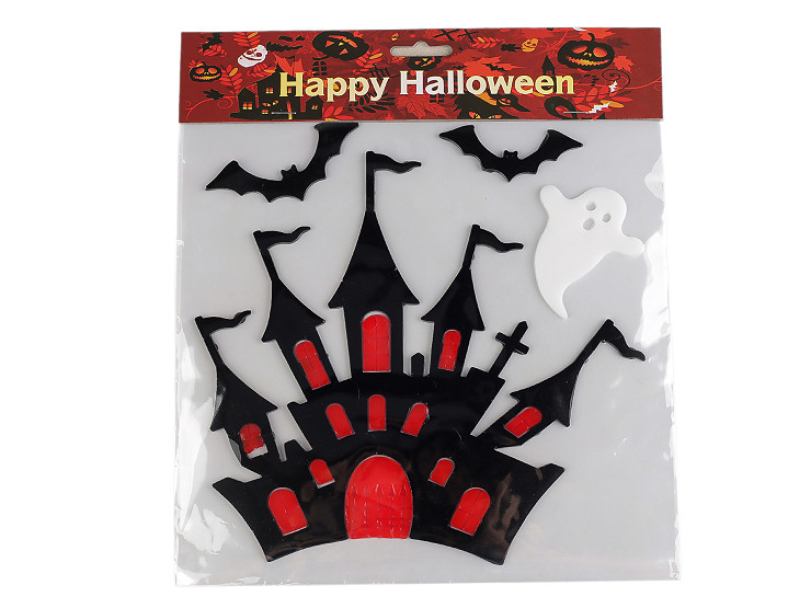 Adesivi in gel, motivo: Halloween / Strega 