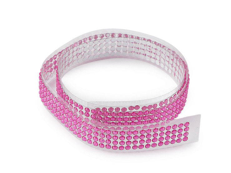 Samolepiaca borta s kamienkami šírka 12 mm