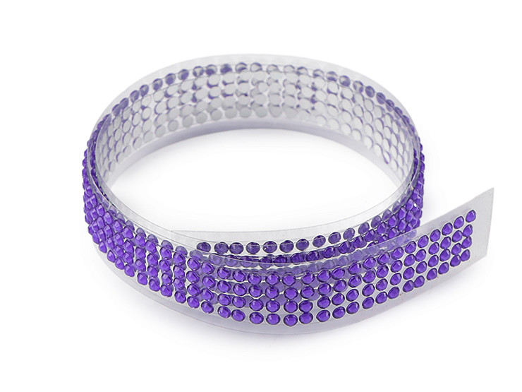 Samolepiaca borta s kamienkami šírka 12 mm