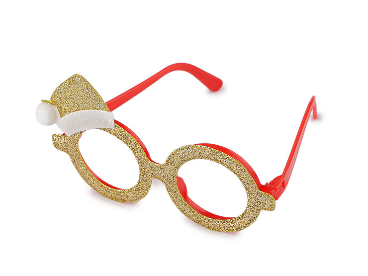 Weihnachtsparty-/Karnevalsbrille Weihnachtsmann