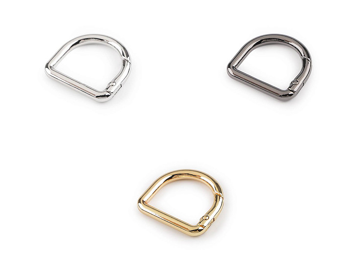 Karabína polokrúžok prievlak 22 mm