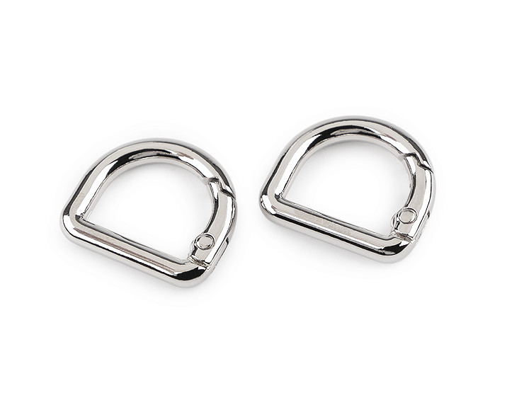 Carabiner D-ring, fits 16 mm