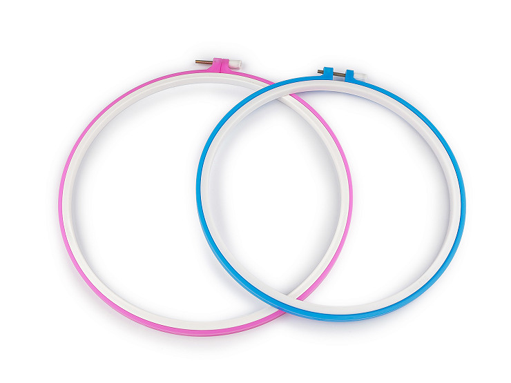 Vyšívací kruh plastový