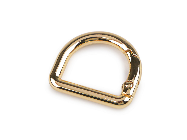 Karabíner D félkarika lyuk 19 mm