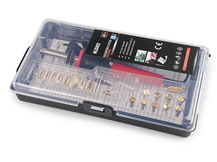 Fa és bőr égetéshez való készlet – gravírozó toll, pirográf, forraszt