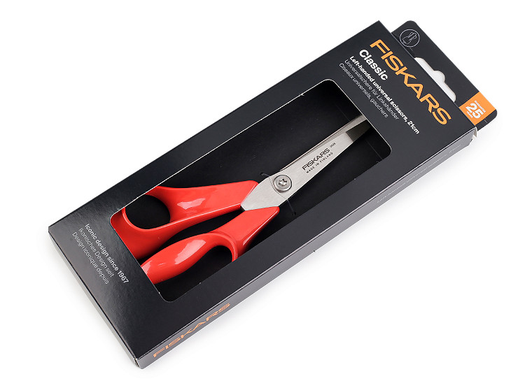 Krajčírske nožnice Fiskars pre ľavákov dĺžka 21 cm