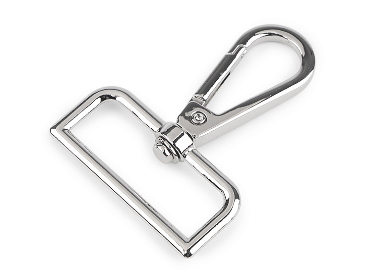 Karabina kovová otočná, průvlek 38 mm