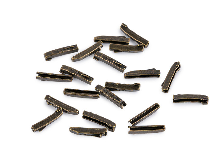 Spodní koncovka na opravu kovového dvoucestného zipu