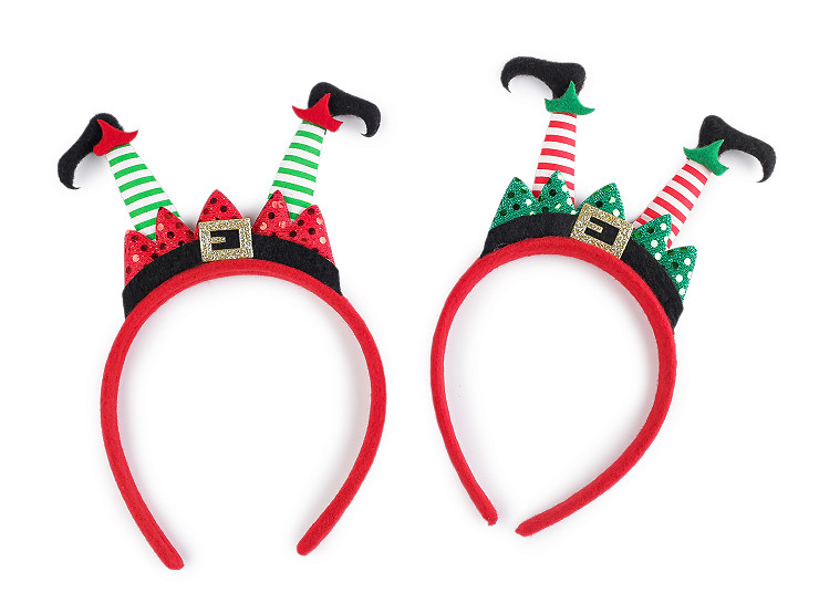 Čelenka do vlasov vianočná / párty