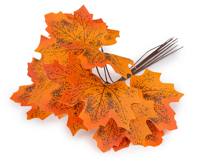 Umělé listy na drátku 10 ks