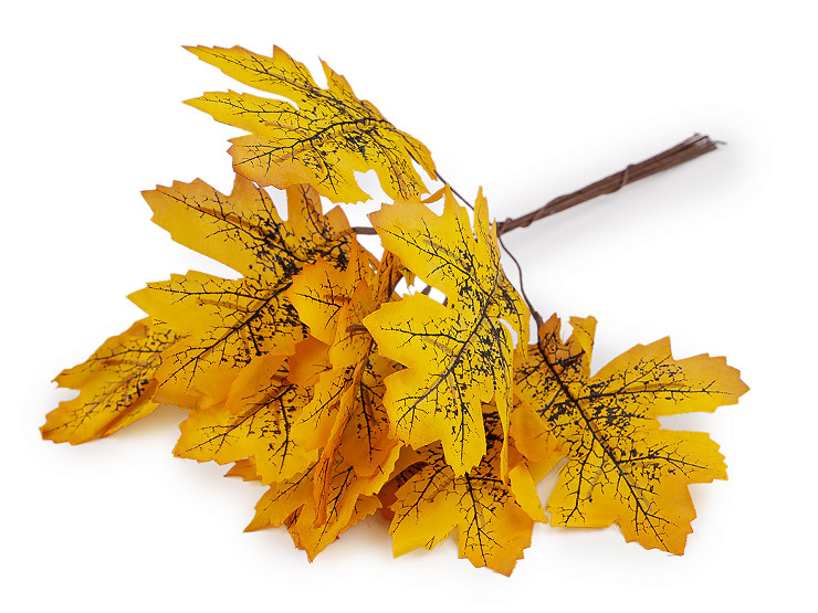 Umělé listy na drátku 10 ks