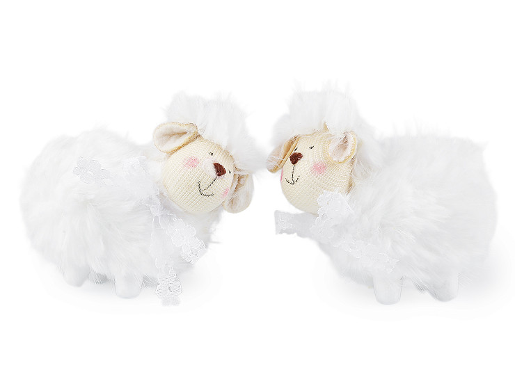 Húsvéti dísz plüss bárányka