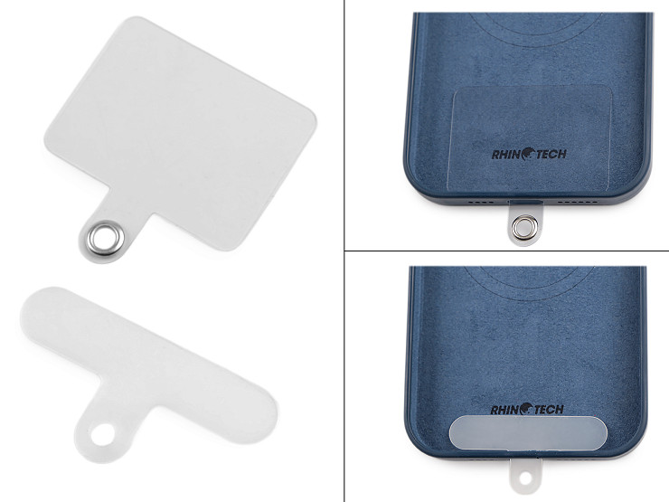 Vložka pod kryt telefonu pro uchycení poutka