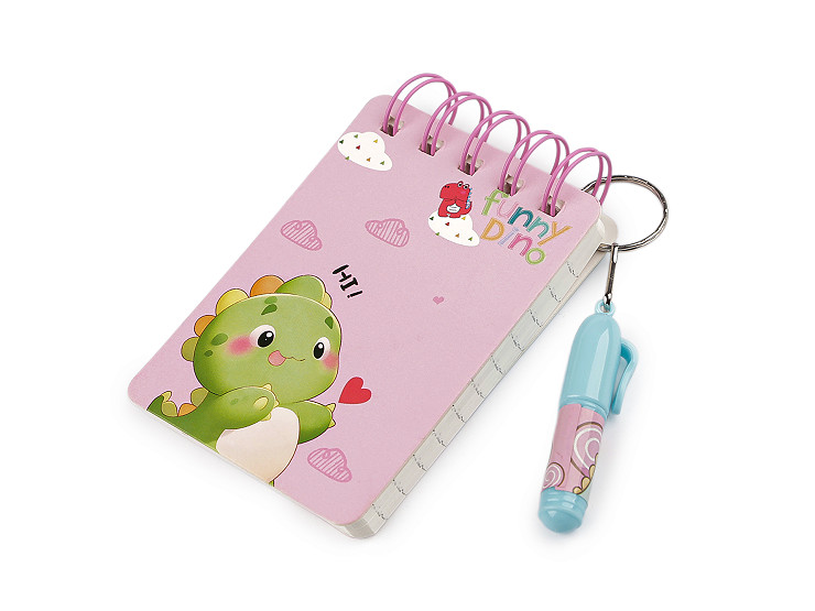 Dětský blok / zápisník linkovaný s propiskou