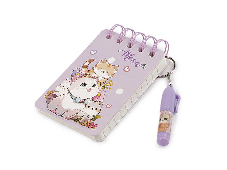 Dětský blok / zápisník linkovaný s propiskou