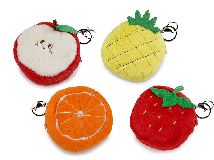 Plyšové kosmetické zrcátko / klíčenka