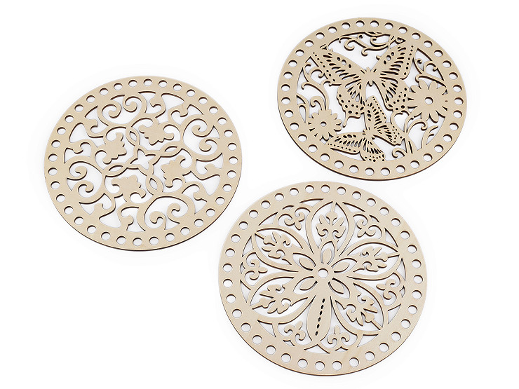 Veko na pletenie / háčkovanie košíkov Ø18 cm