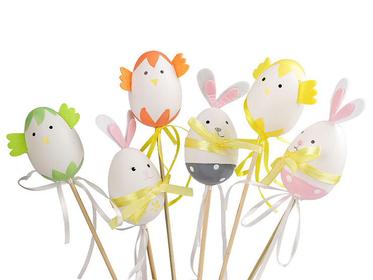 Zápich veľkonočné vajíčko kuriatko / zajačik mix