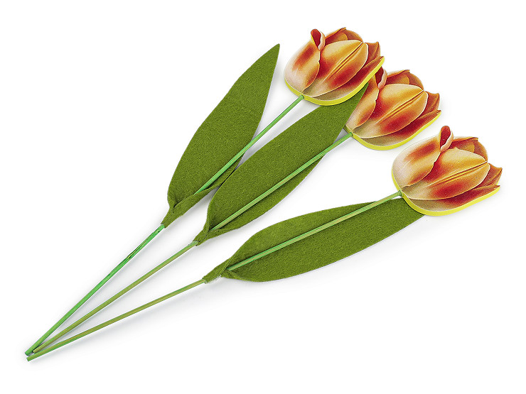 Drevený tulipán zápich