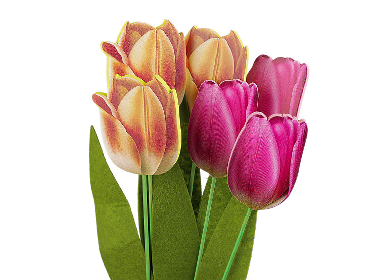 Drevený tulipán zápich