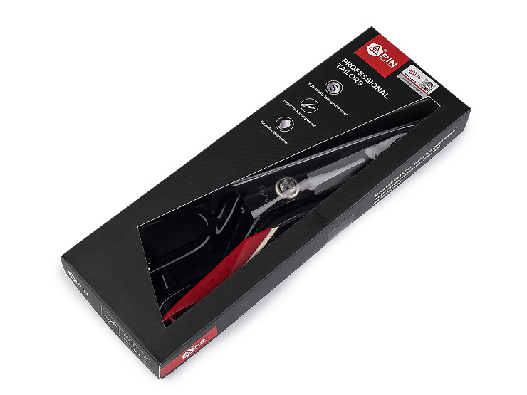 Krajčírske nožnice PIN dĺžka 27; 28 cm a cvakačky v krabičke