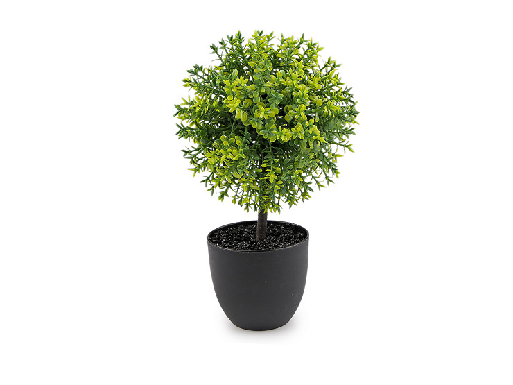 Umělý buxus v květináči