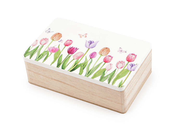 Drevená krabička s potlačou 10x16 cm