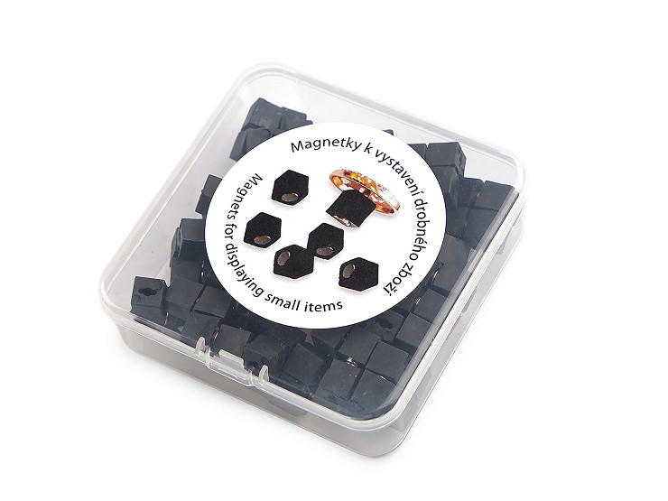Magnet na vystavenie gombíkov a drobného tovaru 8x8 mm