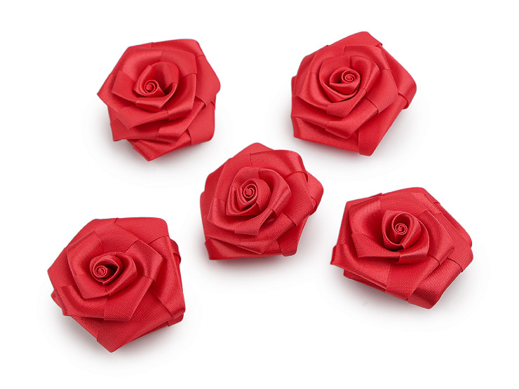 Saténová růže Ø50 mm