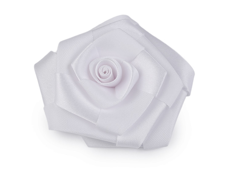 Saténová růže Ø70 mm