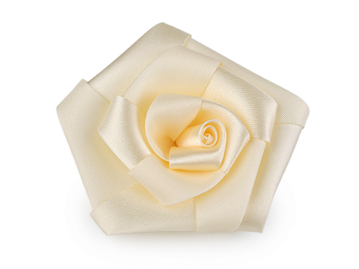 Saténová růže Ø70 mm