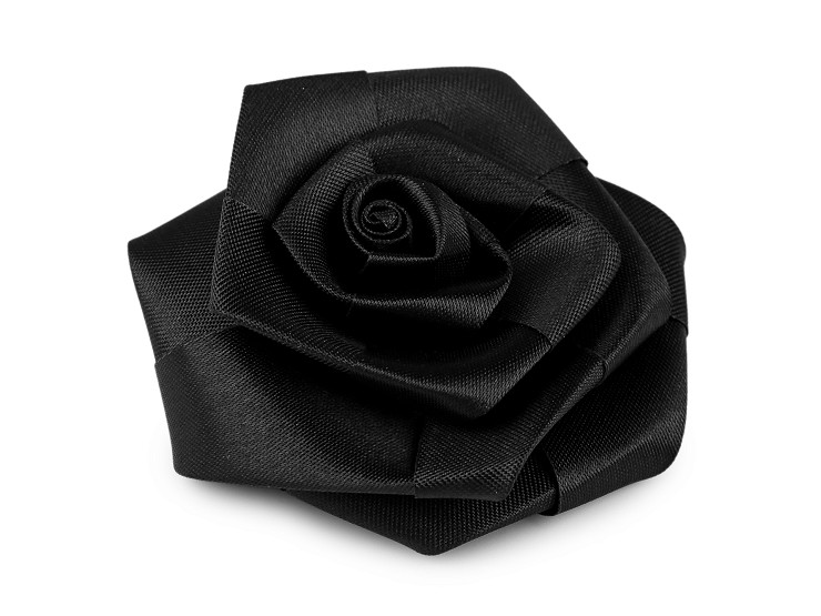 Saténová růže Ø70 mm