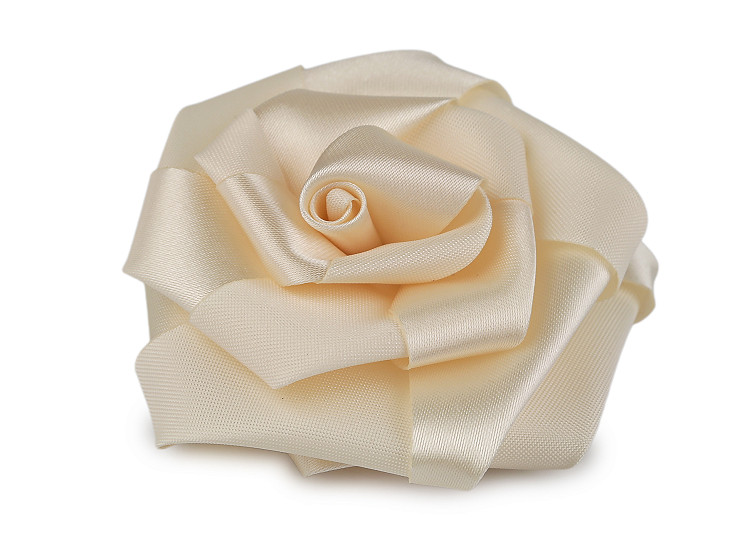 Saténová růže Ø70 mm