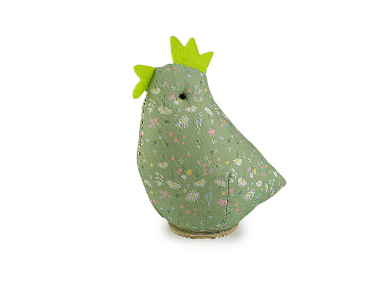 Textilná sliepočka na jarné aranžovanie