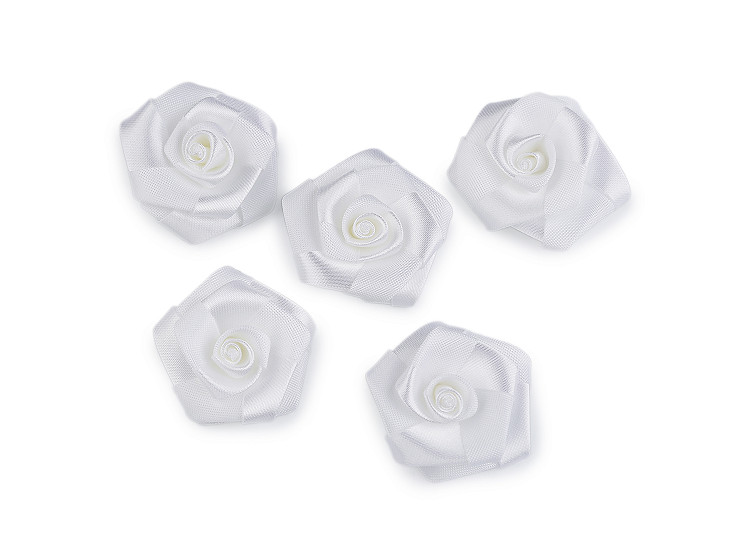 Saténová růže Ø35 mm