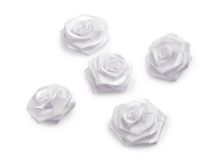 Saténová růže Ø40 mm