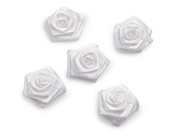 Saténová růže Ø40 mm