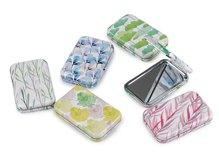 Kozmetické zrkadlo listy
