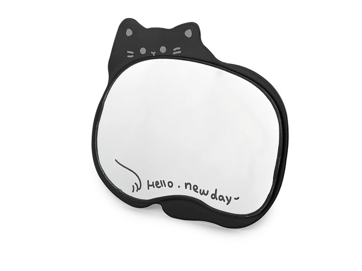 Kosmetické zrcátko se stojánkem kočka