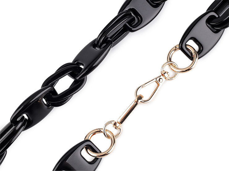 Řetěz na mobilní telefon s karabinami délka 120; 130 cm