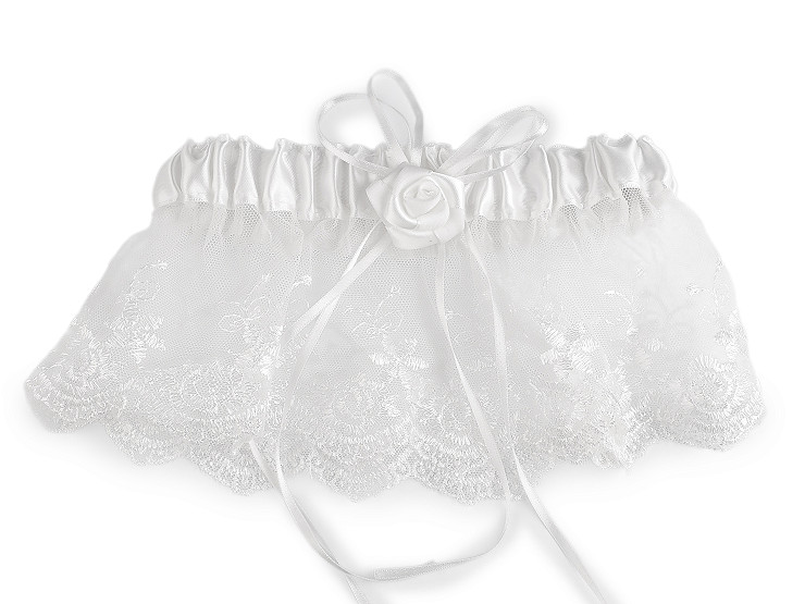 Svatební podvazek krajkový