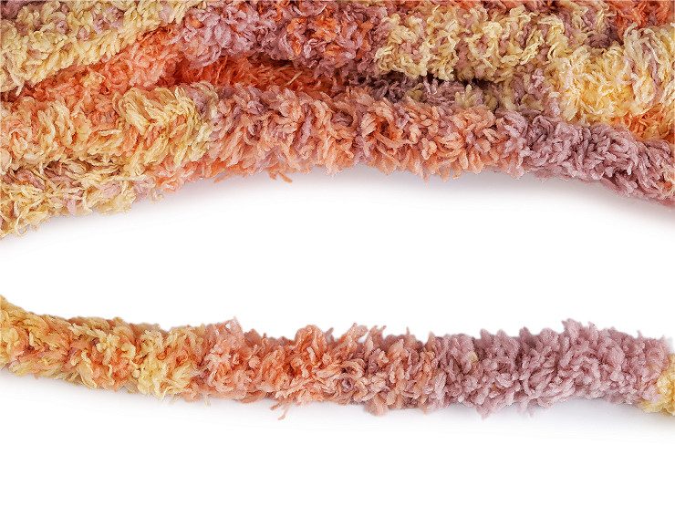 Jumbo mikroplyšové drátky na tvoření / výrobu zvířátek melír Ø20 mm délka 100 cm