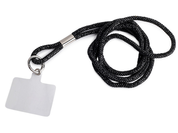 Strasszköves mobiltelefon pánt műanyag betéttel