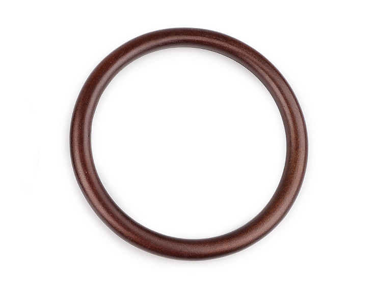 Anilla de madera para macramé y asas de bolso, Ø12; 14 cm