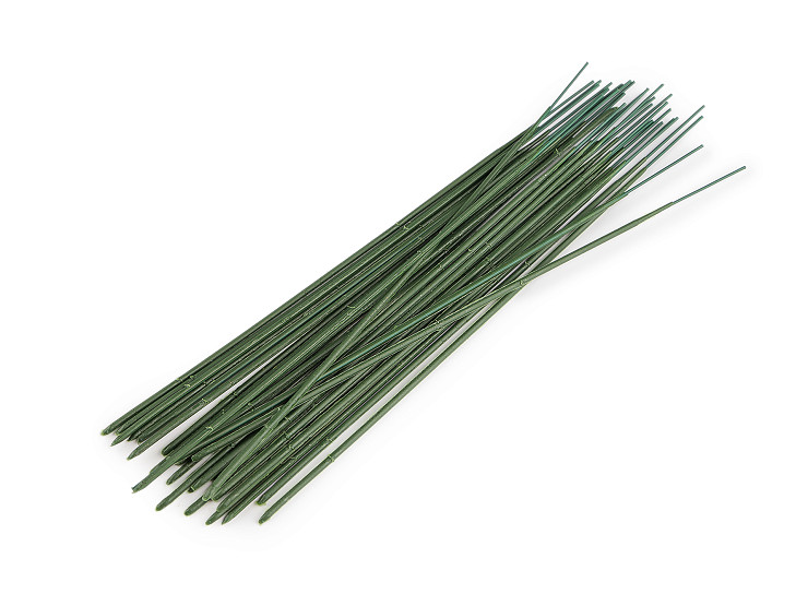 Floristický plastový stonek / drát délka 21 cm