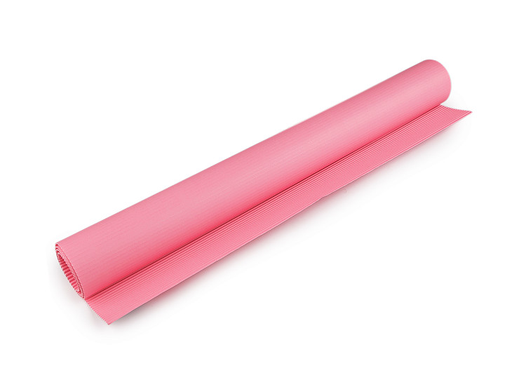 Barevný vlnitý papír / lepenka k tvoření 70x50 cm
