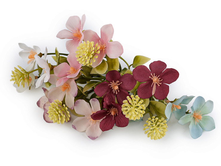 Artificial mini flowers for arranging